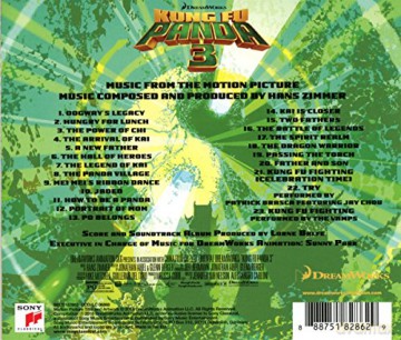 Kung Fu Panda 3 soundtrack (Hans Zimmer) [CD]