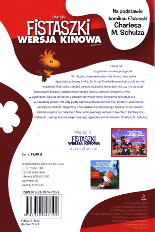OPOWIEŚĆ FILMOWA FISTASZKI WERSJA KINOWA - CHARLES M. SCHULZ