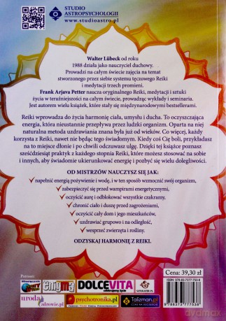 REIKI KOMPLETNY KURS UZDRAWIANIA TRZY STOPNIE WTAJEMNICZENIA - WALTER LUBECK. FRANK ARJAVA PETTER [KSIĄŻKA]