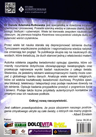 ZWIĄZEK DUCHA I MATERII NOWE DOWODY NA ISTNIENIE RZECZYWISTOŚCI RÓWNOLEGŁYCH - DANUTA ADAMSKA-RUTKOWSKA