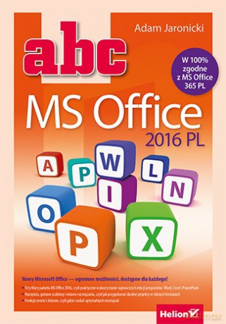 ABC MS Office 2016 PL - Adam Jaronicki [KSIĄŻKA]