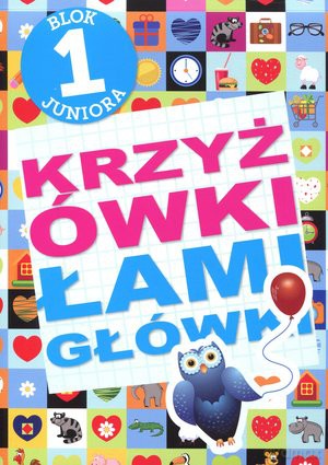 Krzyżówki łamigłówki blok 1 juniora [KSIĄŻKA]