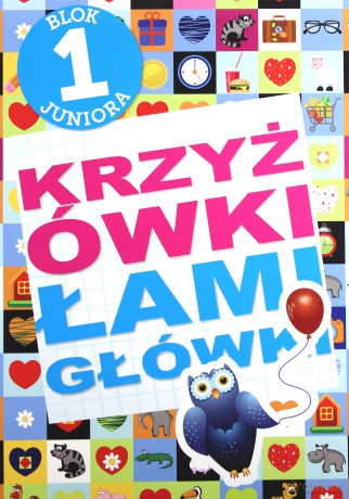 Krzyżówki łamigłówki blok 1 juniora [KSIĄŻKA]
