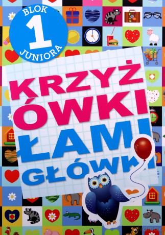 Krzyżówki łamigłówki blok 1 juniora [KSIĄŻKA]