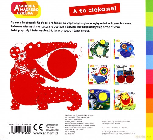 Kształty i kolory. Akademia mądrego dziecka - Zbigniew Dmitroca (twarda) [KSIĄŻKA]