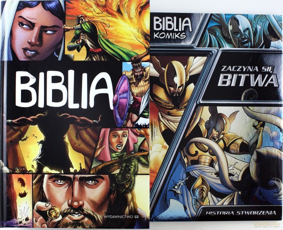 Pakiet Biblia komiks+Zaczyna się bitwa (twarda) [KSIĄŻKA]