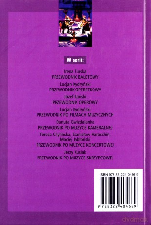 Przewodnik po muzyce kameralnej - Danuta Gwizdalanka (twarda) [KSIĄŻKA]