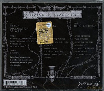 Mayhem: A Season In Blasphemy [BOX] [3CD]