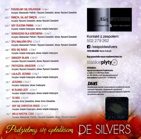 De Silvers: Podzielmy się opłatkiem [CD]