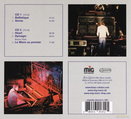 Klaus Schulze: ...LIVE... (digipack) [2CD]