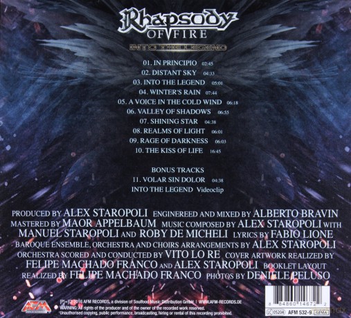 Rhapsody Of Fire: Rhapsody Of Fire (Limited) (digipack) [CD]