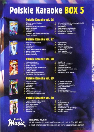 Polskie Karaoke vol. 6 [BOX] [5DVD]