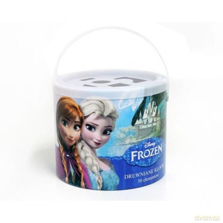 BRIMAREX Frozen Klocki drewniane 50 el.