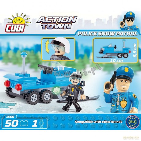 COBI Action Town Policja 50 el. [KLOCKI]