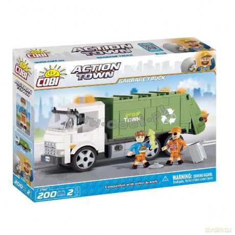 COBI Action Town Śmieciarka 200 el. [KLOCKI]