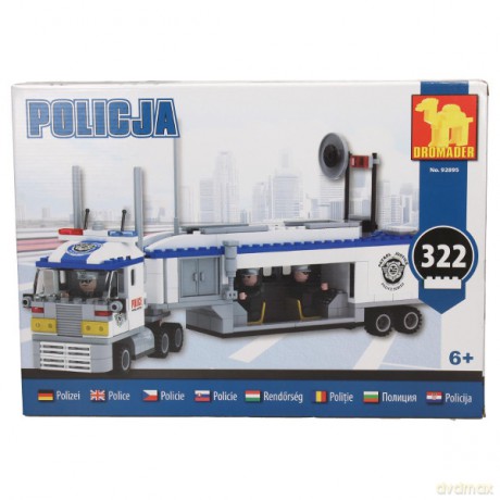 DROMADER Klocki Policja ciężarówka