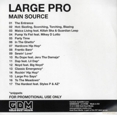 Large Pro: Main Source [CD]