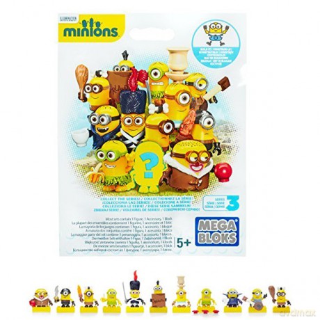 MEGA BLOKS Minionki Figurki seria 3