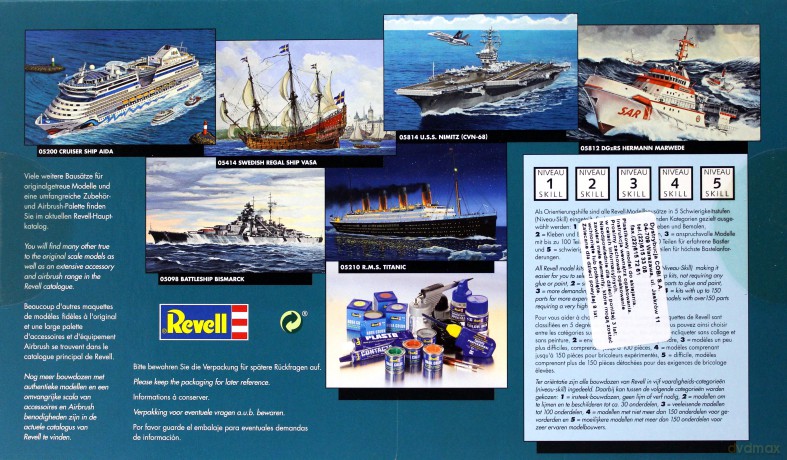 REVELL Statek German Submar. T.XXVII