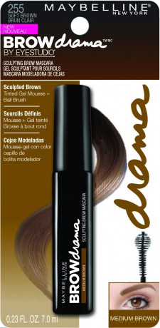 Maybelline Tusz do rzęs Brow Drama (Sculpting Brow Mascara) 7,6 ml Medium