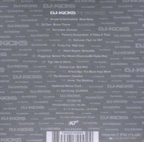 Various Artists: Dj-Kicks The Exclusives [CD]