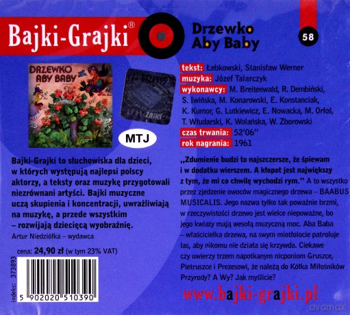Bajki - Grajki. Drzewko Aby Baby [AUDIOBOOK]