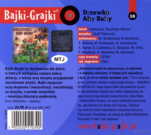 Bajki - Grajki. Drzewko Aby Baby [AUDIOBOOK]