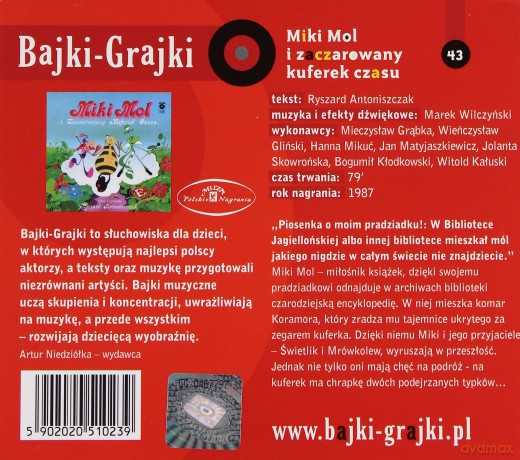 Bajki - Grajki. Miki Mol i zaczarowany kuferek czasu [AUDIOBOOK]