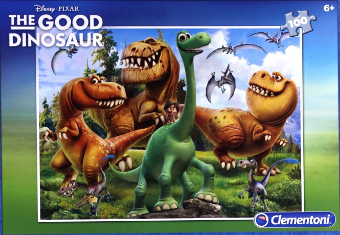 CLEMENTONI 100 el. Dobry Dinozaur 2 [PUZZLE]