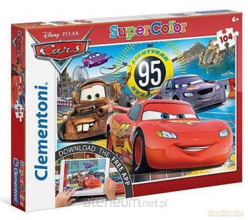 CLEMENTONI 104 el. App Auta 2 [PUZZLE]