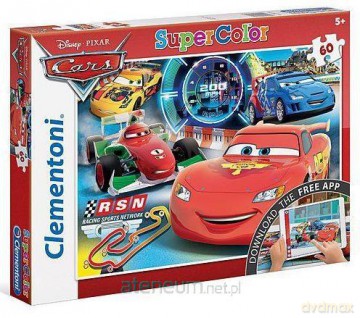 CLEMENTONI 60 el. App Auta [PUZZLE]