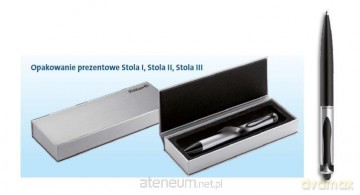 Długopis Stola 2 Stylus czarny/srebrny
