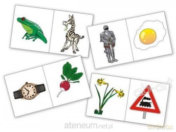Domino logopedyczne obrazkowe Z-Ż(RZ) [GRA]