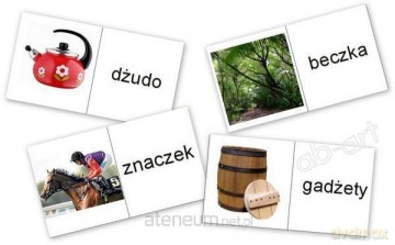 Domino logopedyczne wyrazowo - obrazkowe CZ-DŻ [GRA]