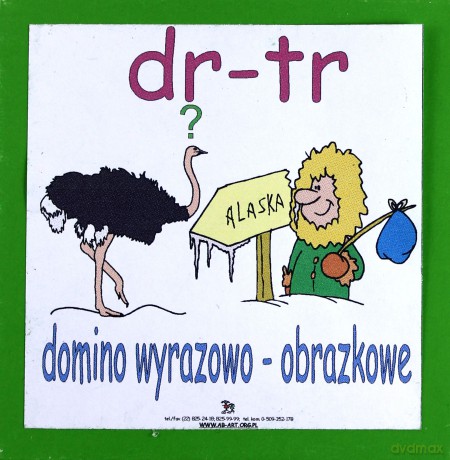 Domino logopedyczne wyrazowo - obrazkowe DR-TR [GRA]