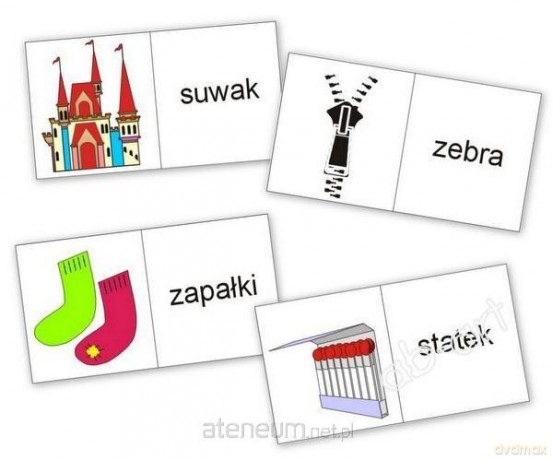 Domino logopedyczne wyrazowo - obrazkowe S-Z [GRA]