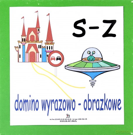 Domino logopedyczne wyrazowo - obrazkowe S-Z [GRA]
