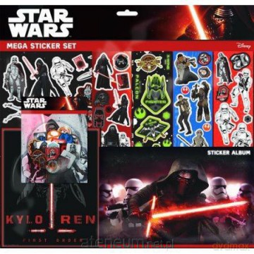 Gwiezdne Wojny. Duży zestaw naklejek z albumem (Star Wars) [KSIĄŻKA]
