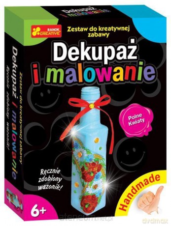Handmade - Dekupaż i malowanie. Polne kwiaty