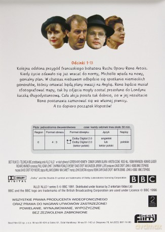 Allo Allo! sezon 5 odc. 1-13 (BBC) [DVD]