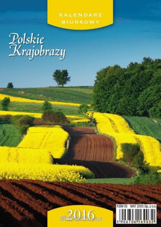 Kalendarz 2016 Biurkowy Pion Duży Krajobrazy [KALENDARZ]