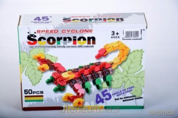 Klocki konstrukcyjne skorpion 50 el [KLOCKI]