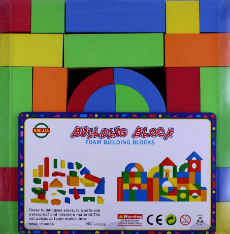 Klocki piankowe 66elementów [KLOCKI]