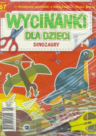 Wycinanki dla dzieci Dinozaury [KSIĄŻKA]