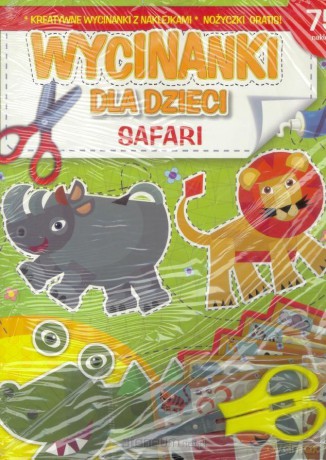 Wycinanki dla dzieci Safari [KSIĄŻKA]