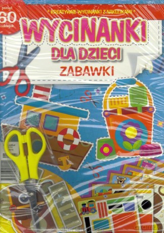 Wycinanki dla dzieci Zabawki [KSIĄŻKA]