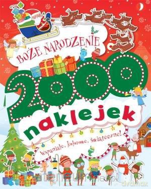 2000 naklejek. Boże Narodzenie - Ben Hubbard [KSIĄŻKA]