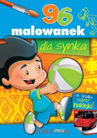 96 malowanek dla synka + naklejki - Aleksander Panek [KSIĄŻKA]