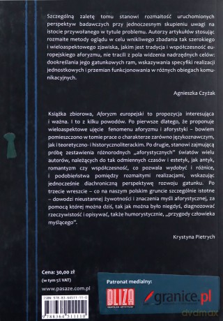 Aforyzm europejski [KSIĄŻKA]