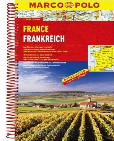 Atlas Marco Polo. Francja 1:300 000 [KSIĄŻKA]